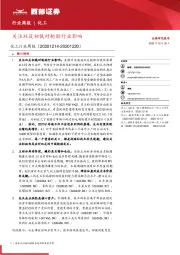 化工行业周报：关注双反初裁对轮胎行业影响