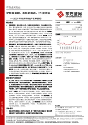 2021年有色钢铁行业年度策略报告：把握顺周期，着眼新赛道，21迎大年