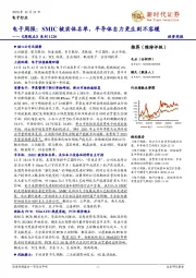 电子周报：SMIC被实体名单，半导体自力更生刻不容缓