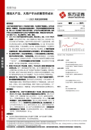 2021传媒互联网策略：拥抱大产品、大用户平台的繁荣性成长