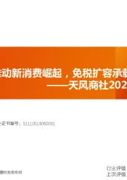 天风商社2021年度策略:去中心化推动新消费崛起,免税扩容承载消费回流