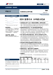 实质性派生品种专题：EDV重塑行业 头部最为受益