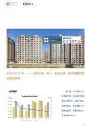 房地产行业2020年10月：新房市场“银十”表现及格，热度有望惯性延续至年底