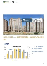 房地产行业：2020年11月——新房市场短暂降温，供求量均为下半年以来最低