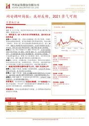 计算机行业：网安调研简报：底部反转，2021景气可期