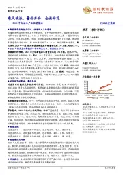 电气设备行业2021年电动车产业投资策略：乘风破浪，量价齐升，全面开花