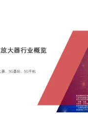 2020年中国射频功率放大器行业概览