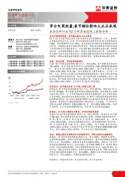 食品饮料行业12月阿里渠道线上数据分析：茅台电商放量,春节错位影响大众品表现