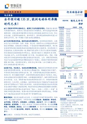 电力设备：全年预计超135万，欧洲电动车的奔腾时代已至！