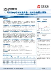 电力设备与新能源行业周报 :12月欧洲电动车销量高增,硅料价格再次调涨