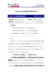 2020年12月金融信贷数据点评：非标及企业债缩量拖累新增社融