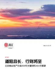 北京商业地产市场2020年关键词和2021年展望：道阻且长，行则将至