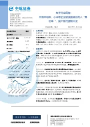 电子行业周报：中微半导体、小米等企业被美国政府列入“黑名单”，国产替代逻辑不变