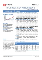 新能源锂电池系列报告之四：锂电正极高镍三元与磷酸铁锂两翼齐飞