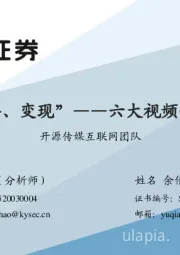 互联网传媒:六大视频平台深度对比-“获客、留存、变现”
