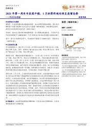 汽车行业周报：2021年第一周车市表现平稳，1月批零两端均将呈高增态势