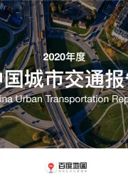2020年度中国城市交通报告