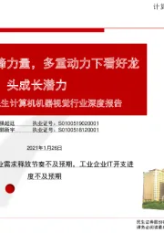 计算机机器视觉行业深度报告:智能制造先锋力量,多重动力下看好龙头成长潜力