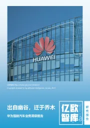 华为智能汽车业务洞察报告：出自幽谷，迁于乔木