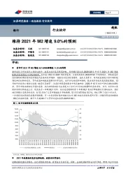 银行行业快评：维持2021年M2增速9.0%的预测