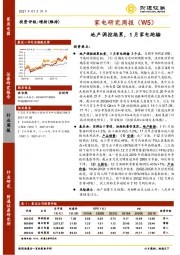 家电研究周报（W5）：地产调控拖累，1月家电跑输