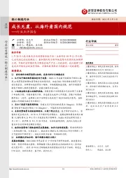 轻工制造行业点评报告:成长无虞,从海外看国内规范