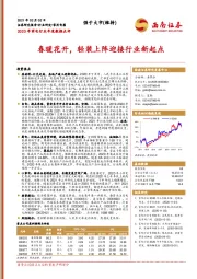 2020年家电行业年度数据点评：春暖花开，轻装上阵迎接行业新起点