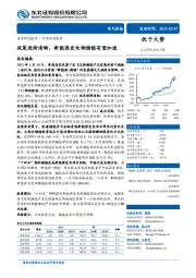 电气设备行业动态报告：政策逐渐清晰，新能源发电侧储能有望加速