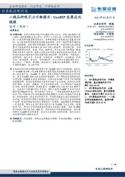 计算机应用行业：二线品种吸引力不断提升，YonBIP发展近况梳理