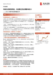 2021年春节旅游数据点评:海南免税销售亮眼,传统景区受疫情影响较大