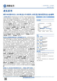 建筑装饰行业周报:碳中和首推水泥工业升级龙头中材国际,经济复苏看好装饰龙头金螳螂