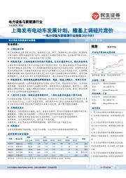 电力设备与新能源行业周报：上海发布电动车发展计划，隆基上调硅片定价