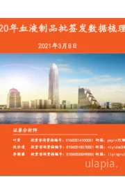 医药生物：2020年血液制品批签发数据梳理