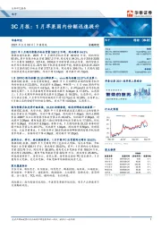 电子3C月报：1月苹果国内份额迅速提升