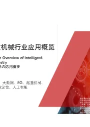 2021年中国智能起重机械行业应用概览