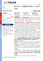 化工行业:新材料行业周报:碳中和系列一:碳捕捉应用推广潜力大,关注技术先行者