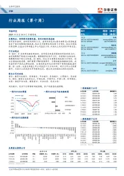 金融行业周报（第十周）