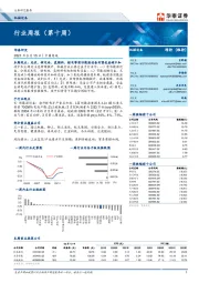 机械设备行业周报（第十周）