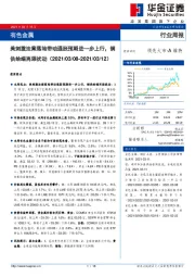 有色金属行业周报：美刺激法案落地带动通胀预期进一步上行，铜供给端再添扰动