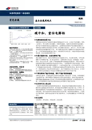 有色金属行业基本金属周观点:碳中和,重估电解铝