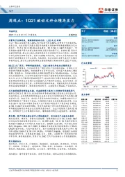 电子周观点：1Q21被动元件业绩再发力