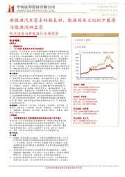 电力设备与新能源行业周观察:新能源汽车需求结构良好,能源局发文组织开展清洁能源消纳监管