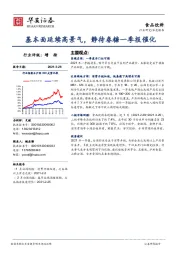 食品饮料深度报告：基本面延续高景气，静待春糖一季报催化