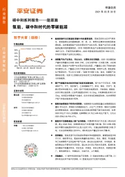 环保公用：碳中和系列报告——能源篇：氢能，碳中和时代的零碳能源