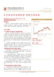 新能源汽车行业系列点评十四：3月新造车延续高增 智能引领未来