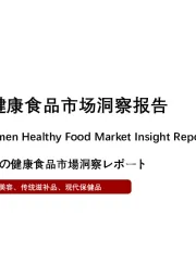 2021年中国女性健康食品市场洞察报告