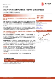 造纸行业周报：2021年3月文化纸需求回暖明显，有望带动Q2浆纸价格坚挺