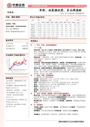 2021年3月化妆品行业数据点评：华熙、珀莱雅优秀，多品牌推新