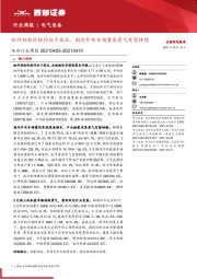 电新行业周报：组件招标价格仍处于高位，国内外电车销量高景气有望持续