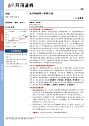 钢铁行业周报：关注钢铁股一季报行情